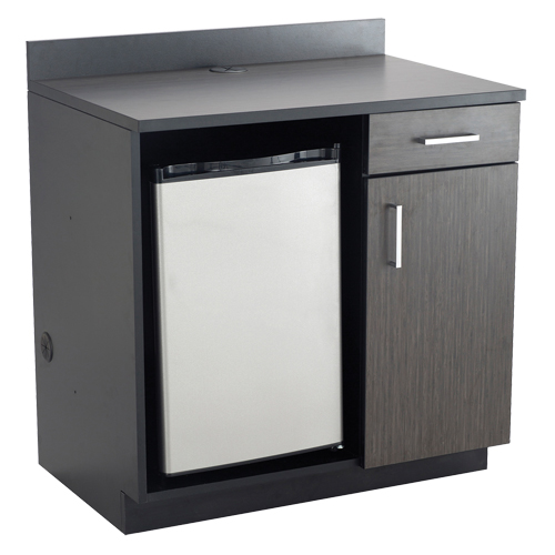 Modular Cabinet, Melamine, 39" H x 36" W x 25" D, Asian Night/Black Northern Industrial Supply Inc.