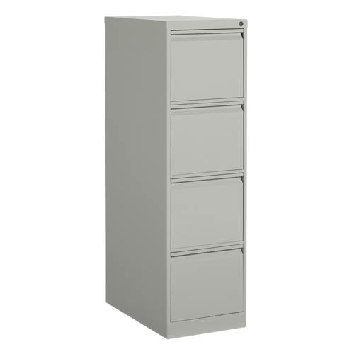 Vertical Filing Cabinet, Steel, 4 Drawers, 15-1/7" W x 25" D x 52" H, Grey Northern Industrial Supply Inc.