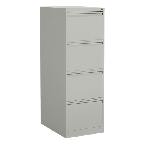 Vertical Filing Cabinet, Steel, 4 Drawers, 18-1/7" W x 25" D x 52" H, Grey Northern Industrial Supply Inc.