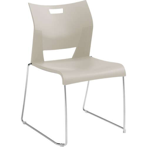 Chaise de formation sans bras Duet, Plastique, Hauteur 33-1/4", Capacit&eacute; 350 lb, Blanc Northern Industrial Supply Inc.