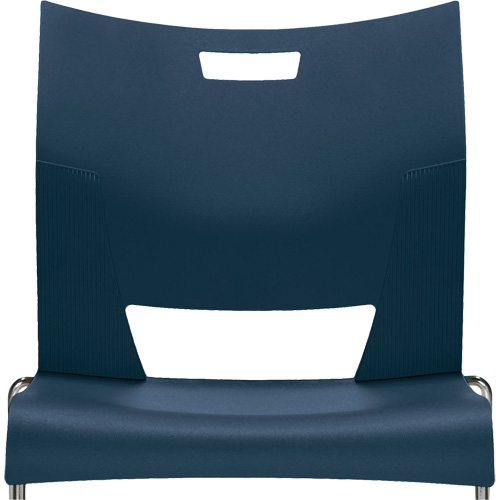Chaise de formation sans bras Duet, Plastique, Hauteur 33-1/4", Capacit&eacute; 350 lb, Bleu Northern Industrial Supply Inc.