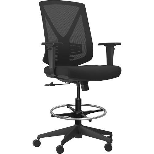 Chaise ajustable &agrave; basculement synchronis&eacute; s&eacute;rie Activ, Tissu/Mailles, Noir, Capacit&eacute; 275 lb Northern Industrial Supply Inc.