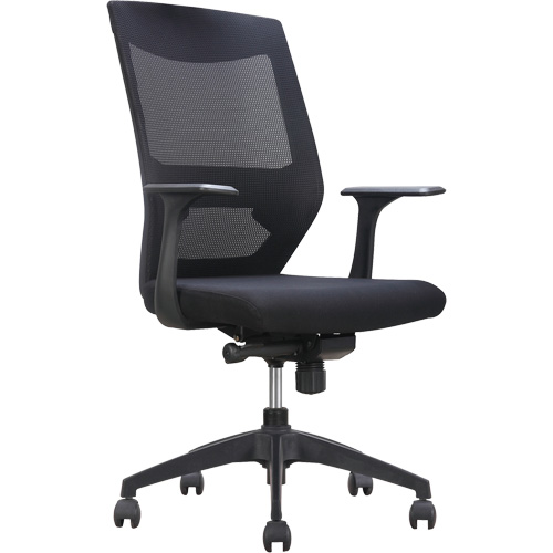 Chaise de bureau ajustable &agrave; basculement synchronis&eacute; s&eacute;rie Activ, Tissu/Mailles, Noir, Capacit&eacute; 275 lb Northern Industrial Supply Inc.