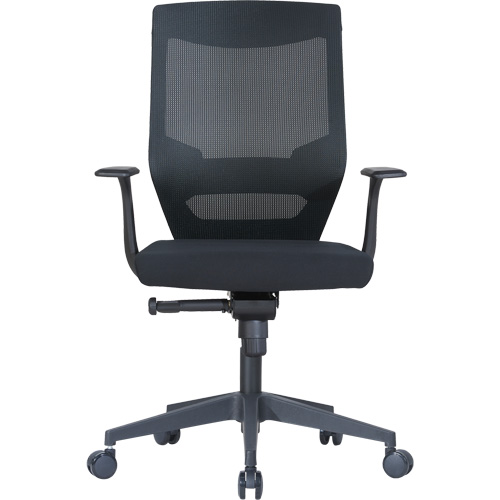 Chaise de bureau ajustable &agrave; basculement synchronis&eacute; s&eacute;rie Activ, Tissu/Mailles, Noir, Capacit&eacute; 275 lb Northern Industrial Supply Inc.
