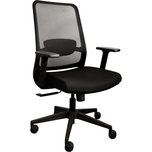 Activ Series Synchro-Tilt Office Chair, Fabric/Mesh, Black, 275 lbs. Capacity Northern Industrial Supply Inc.