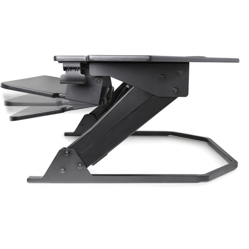 Poste de travail assise/debout pour bureau de coin Goya, Mod&egrave;le de bureau, 20" h x 42" la x 37-4/5" p, Noir Northern Industrial Supply Inc.