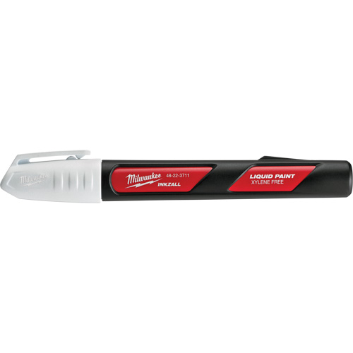 Inkzall Paint Markers, Liquid, White Northern Industrial Supply Inc.