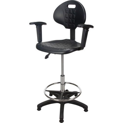 Heavy-Duty Ergonomic Stool with Adjustable Arm Rests, Stationary, Adjustable Height, 250 lbs. Capacity Northern Industrial Supply Inc.