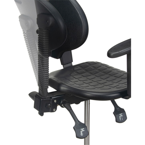 Heavy-Duty Ergonomic Stool with Adjustable Arm Rests, Stationary, Adjustable Height, 250 lbs. Capacity Northern Industrial Supply Inc.
