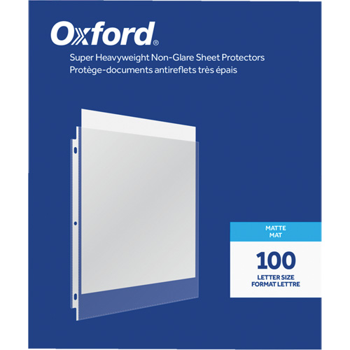 Oxford&reg; Heavyweight Non-Glare Sheet Protectors Northern Industrial Supply Inc.