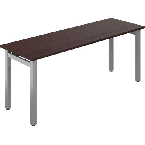 Newland Table Desk, 29-7/10" L x 72" W x 29-3/5" H, Dark Brown Northern Industrial Supply Inc.