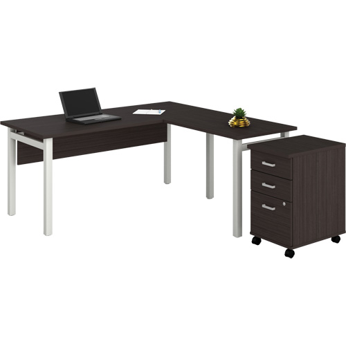 Newland "L" Shaped Desk with Pedestal Northern Industrial Supply Inc.