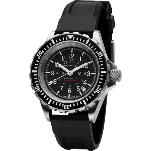 Grande montre automatique de plong&eacute;e, Num&eacute;rique, &agrave; piles, 41 mm, Noir Northern Industrial Supply Inc.