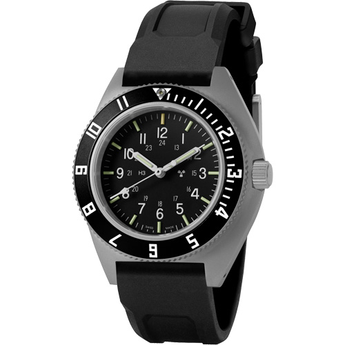 Montre Steel Navigator sur ensemble bracelet en caoutchouc noir de trois morceaux, Num&eacute;rique, &agrave; piles, 41 mm, Noir Northern Industrial Supply Inc.
