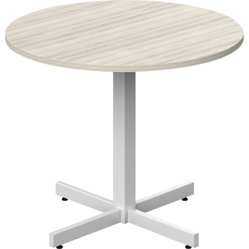 Table ronde &agrave; hauteur r&eacute;glable Newland, 36" lo x 36" la x 29" h, Dessus de 1", Stratifi&eacute;, Havane Northern Industrial Supply Inc.