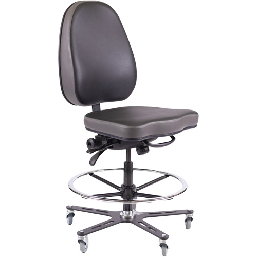 TF180 Ergonomic Industrial Chair, Mobile, Adjustable Height, 280 lbs. Capacity Northern Industrial Supply Inc.