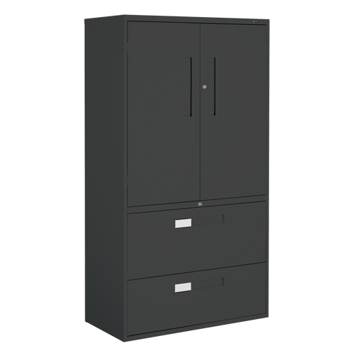 Armoire Multi-Stor, Acier, 3 Tablettes, 65-1/4" h x 36" la x 18" P, Noir Northern Industrial Supply Inc.