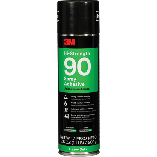 90 High Strength Adhesive, Clear, Aerosol Can Northern Industrial Supply Inc.