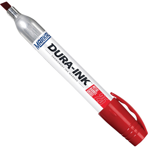 Dura-Ink&reg; Markers - #25 Felt-Tip, Red, Chisel Tip Northern Industrial Supply Inc.