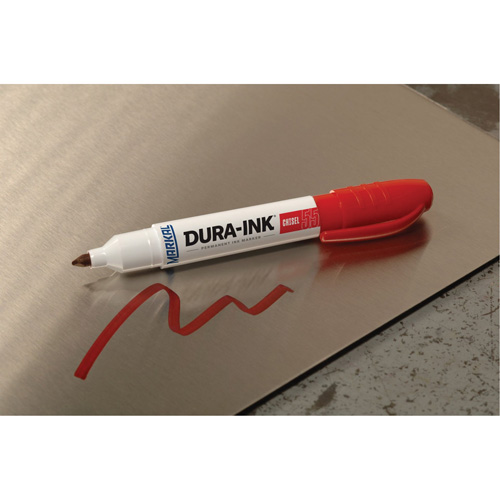 Dura-Ink&reg; Marker #55, Red, Chisel Tip Northern Industrial Supply Inc.