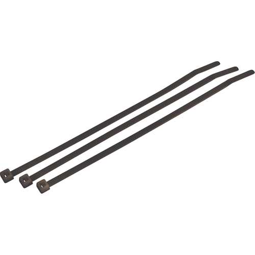 Attaches de c&acirc;bles, Longueur 3-9/10", R&eacute;sistance &agrave; la traction 11 lb, Noir Northern Industrial Supply Inc.