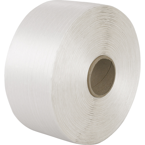 Feuillard en cordon li&eacute;, Cordon en polyester, 3/4" la x 2100' lo, Calibre Manuel Northern Industrial Supply Inc.