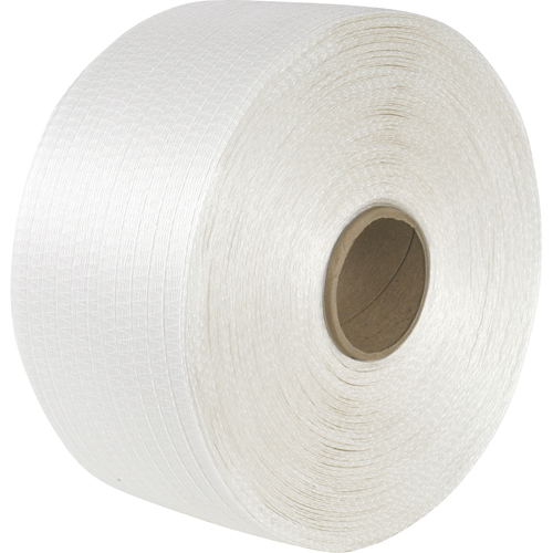 Feuillard en cordon tiss&eacute;, Cordon en polyester, 1/2" la x 3900' lo, Calibre Manuel Northern Industrial Supply Inc.