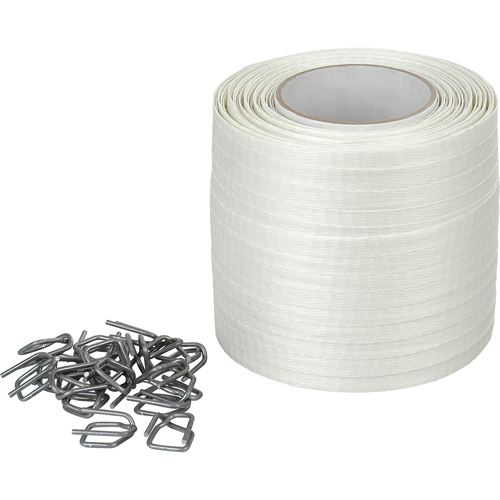 Feuillard en cordon tiss&eacute;, Polyester, 1/2" la x 750' lo Northern Industrial Supply Inc.