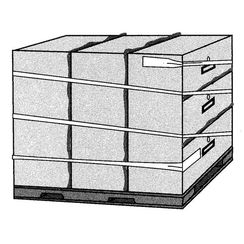 Ruban extensible, &eacute;paisseur 5 mils, 38,1 mm (1-1/2") x 55 m (180')  Northern Industrial Supply Inc.