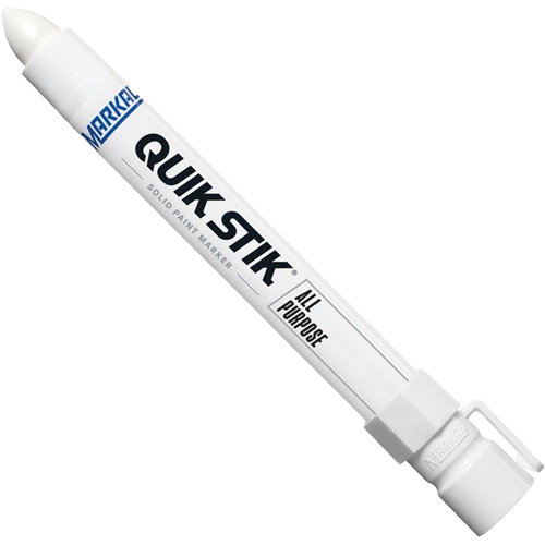Quik Stik&reg; Twist-Up Paint Markers, Solid Stick, White Northern Industrial Supply Inc.
