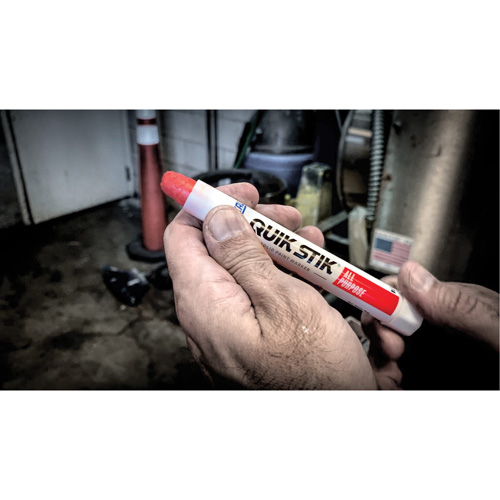 Quik Stik&reg; Twist-Up Paint Markers, Solid Stick, White Northern Industrial Supply Inc.