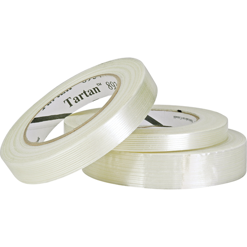 Tartan 8934 Filament Tape, 4 mils Thick, 12 mm (1/2") x 55 m (180')  Northern Industrial Supply Inc.