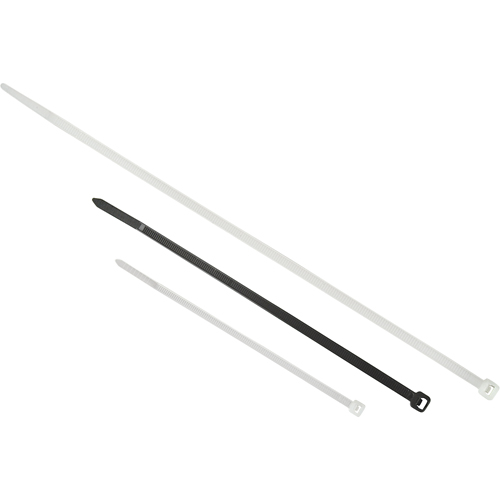 Attaches de c&acirc;bles pour entrepreneur, Longueur 24", R&eacute;sistance &agrave; la traction 175 LB, Naturel Northern Industrial Supply Inc.
