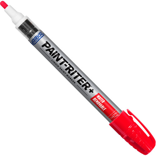 Paint-Riter&reg;+ Water Removable Paint Marker, Liquid, Red Northern Industrial Supply Inc.