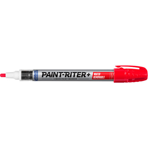 Paint-Riter&reg;+ Water Removable Paint Marker, Liquid, Red Northern Industrial Supply Inc.