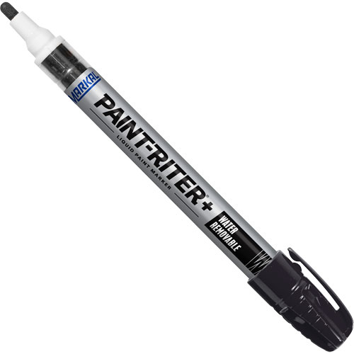 Paint-Riter&reg;+ Water Removable Paint Marker, Liquid, Black Northern Industrial Supply Inc.