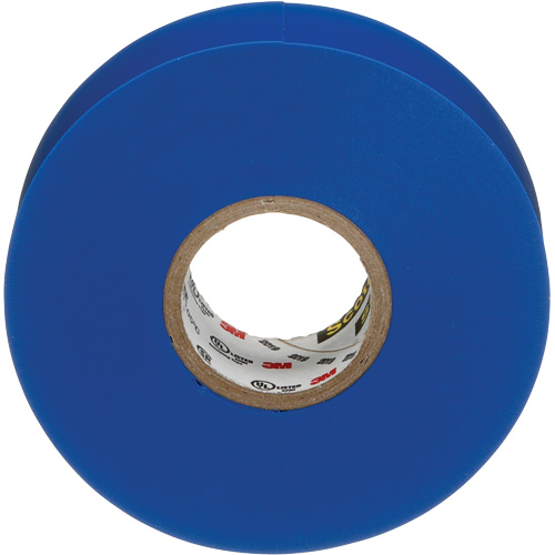 Scotch&reg; 35 Colour Coded Tape, 19 mm (3/4") x 20.1 m (66'), Blue, 7 mils Northern Industrial Supply Inc.