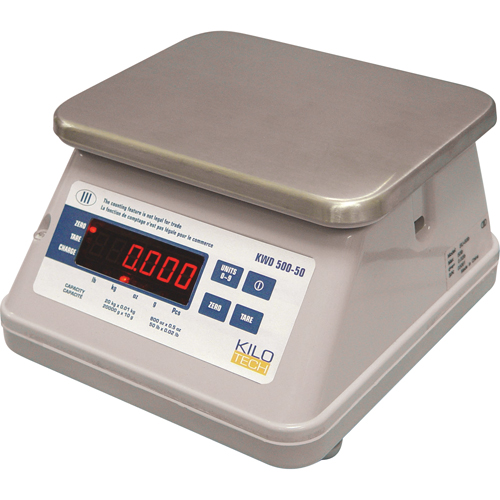 Balance d'&eacute;tabli num&eacute;rique &agrave; double affichage, Capacit&eacute; 44 lb / 20 kg, Graduations 0,02 lb/0,01 kg Northern Industrial Supply Inc.