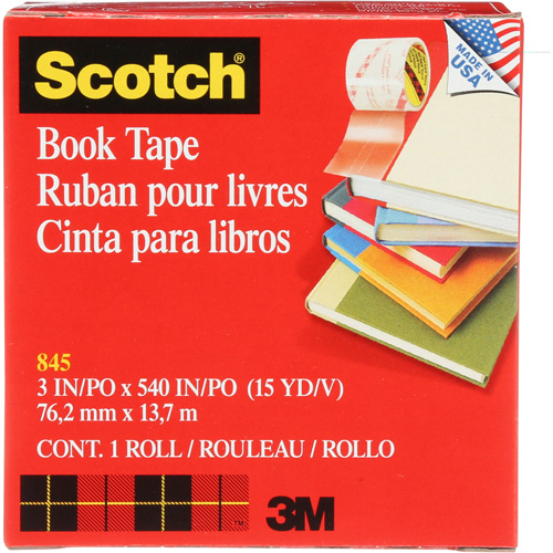 Ruban pour la r&eacute;paration de livres Scotch Northern Industrial Supply Inc.
