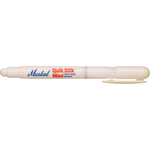 Quik Stik&reg; Mini Paint Marker, Solid Stick, White Northern Industrial Supply Inc.