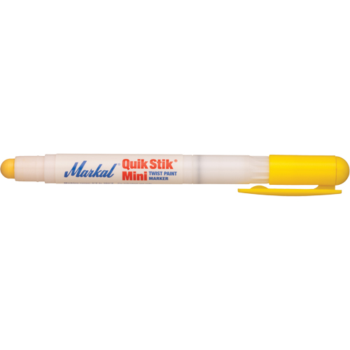 Quik Stik&reg; Mini Paint Marker, Solid Stick, Yellow Northern Industrial Supply Inc.