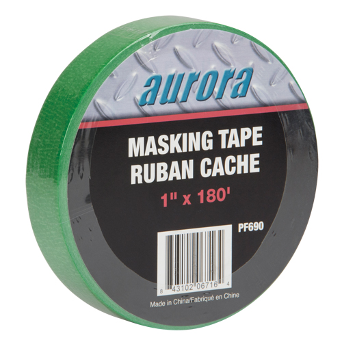 Painters Masking Tape, 25 mm (1") x 55 m (180'), Green Northern Industrial Supply Inc.