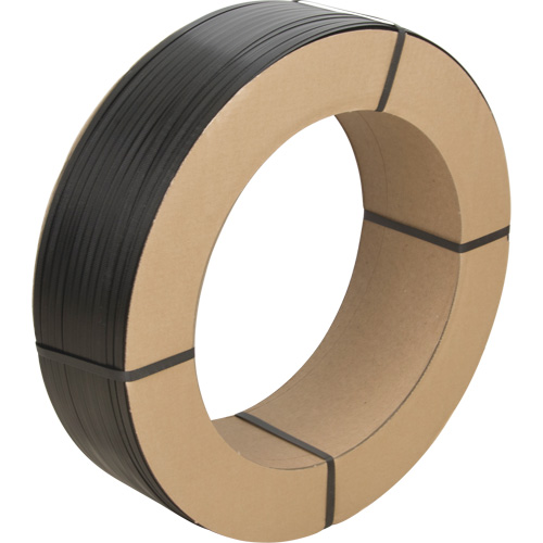 Feuillard, Polypropyl&egrave;ne, 1/2" la x 5600' lo, Noir, Calibre Manuel Northern Industrial Supply Inc.