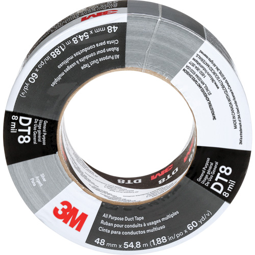 Ruban adh&eacute;sif tout usage DT8, 8 mils, Argent, 48 mm (2") x 55 m (180') Northern Industrial Supply Inc.
