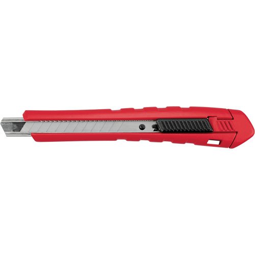 Snap-Off Knife, 9 mm, Carbide, Rubber/Polypropylene Handle Northern Industrial Supply Inc.