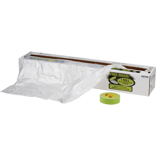 Trousse de pellicule de protection contre les surpulv&eacute;risations et ruban, 400' lo x 16' la, Plastique Northern Industrial Supply Inc.