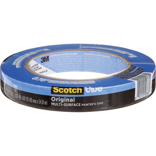 Ruban de peintre multi-surface ScotchBlue Original 2090, 18 mm (3/4") x 54,8 m (180'), Bleu Northern Industrial Supply Inc.