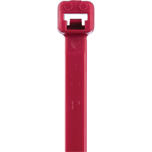 T Series Cable Ties, 8" Long, 50 lbs. Tensile Strength, Red Northern Industrial Supply Inc.