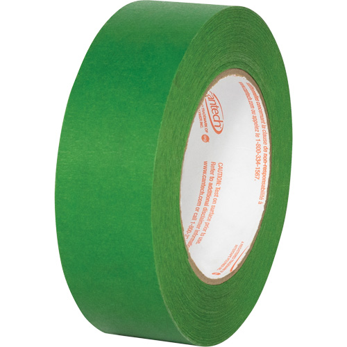 Premium Safe Tack Masking Tape, 36 mm (1-27/64") x 55 m (180.4'), Green Northern Industrial Supply Inc.