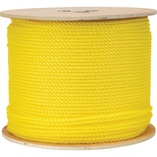 1/4" Braided Yellow Rope, Polypropylene, 1300' Northern Industrial Supply Inc.